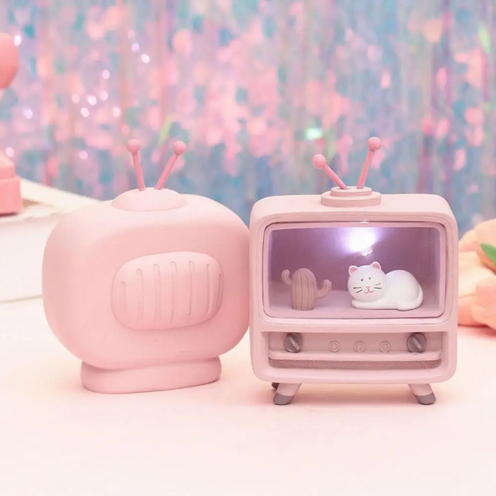 

Children's Room Light TV Cat Modern Simple Star Light Garage Decoration Creative Model Light Decorative Bedroom Cute Warm K S3X4
