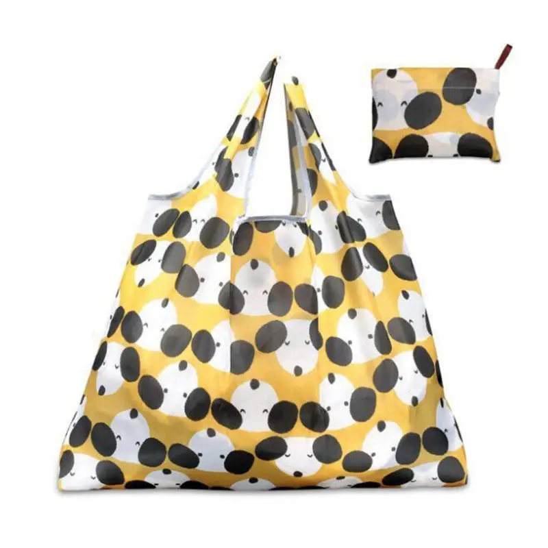 Экологичная Большая складная сумка-тоут для продуктов сверхпрочные моющиеся