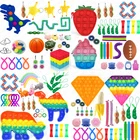 Недорогие игрушки-антистресс 100 дизайнов, набор для снятия стресса, набор для снятия стресса, подарок для взрослых и детей, игрушка-антистресс