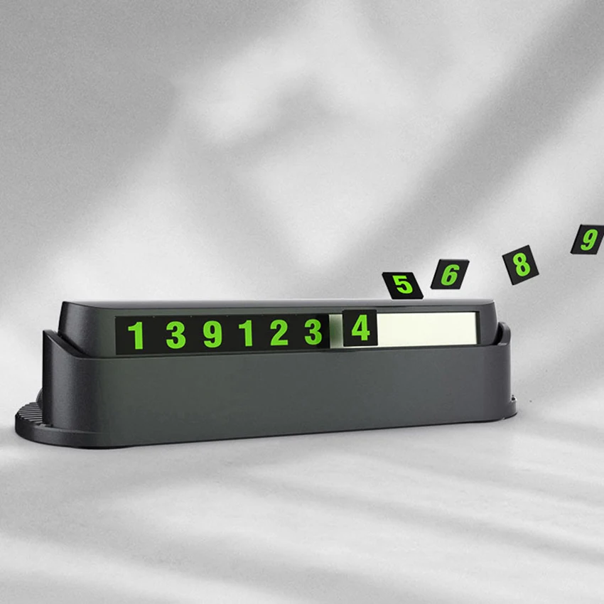 Автомобильные наклейки с цифрами и номером телефона панель подставкой для 6