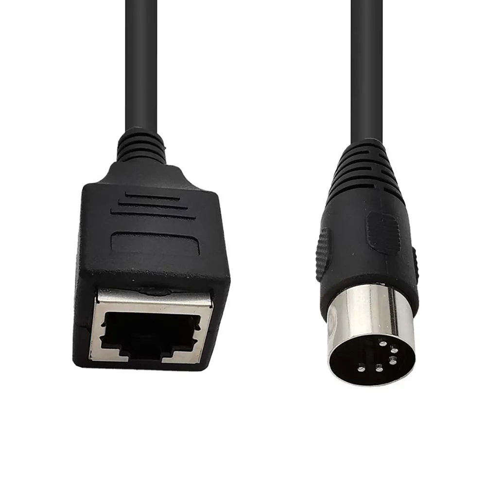 Кабель Apter со штекером MIDI на гнездо RJ45 с золотыми 5 контактами DIN 0 5/1/1/1 м |
