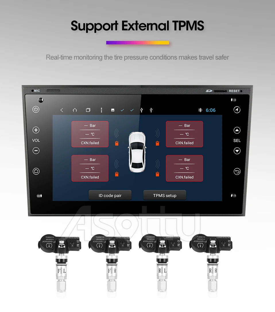 Asottu OB301 Android 9,0 для OPEL Astra H Meriva Antara Zafira Veda Agila Corsa Vectra автомобильный dvd gps навигатор