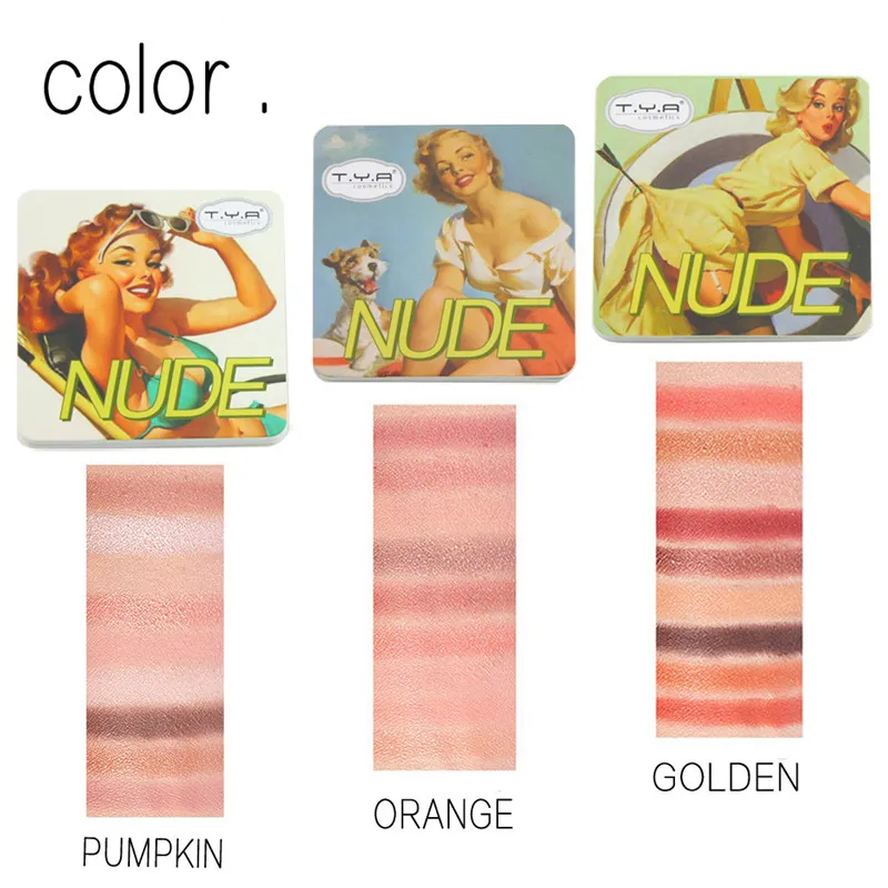 TYA 2019 матовые тени для век Палитра натуральные Минеральные Профессиональные Тени