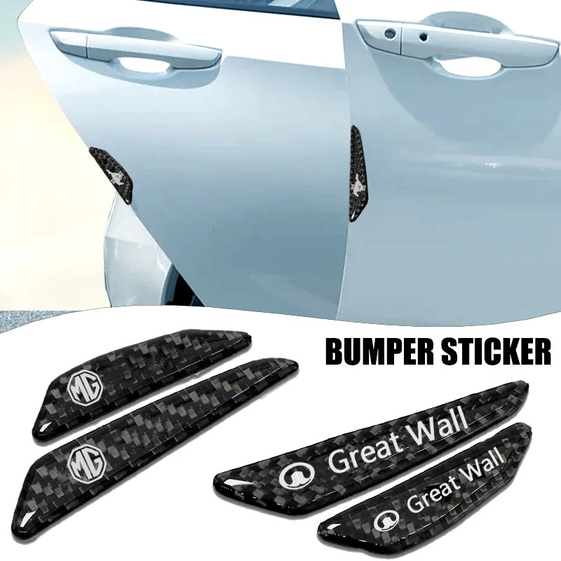 

4Pcs Car Logo Carbon Fiber Protect Stickers Car Decorate Decals For Umbrellas Accessories Audis Suzukis Citroens Fiat Skoda Jeep