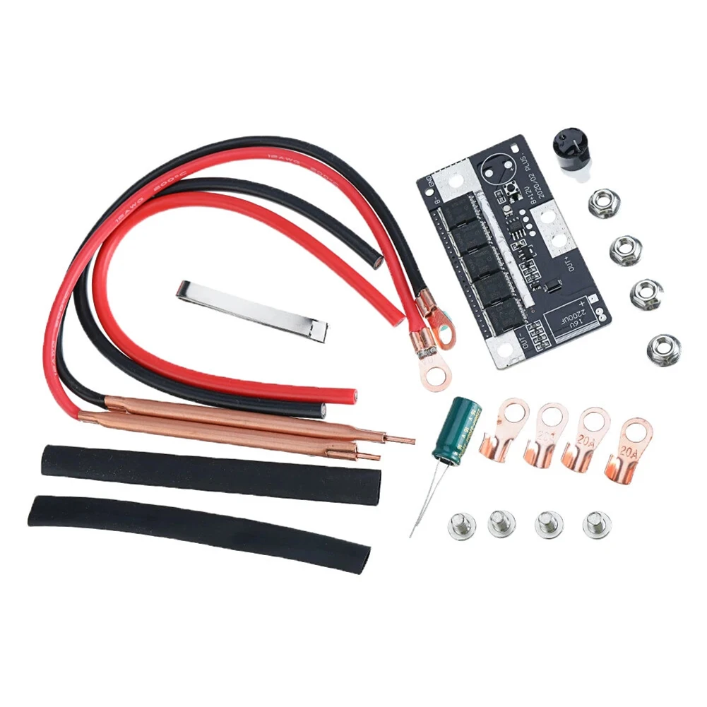 

12V DIY PCB Circuit Board Spot Welding Machine for 18650 26650 32650 Battery Spot Welder with Nickel Sheet Soldering Pen Welding