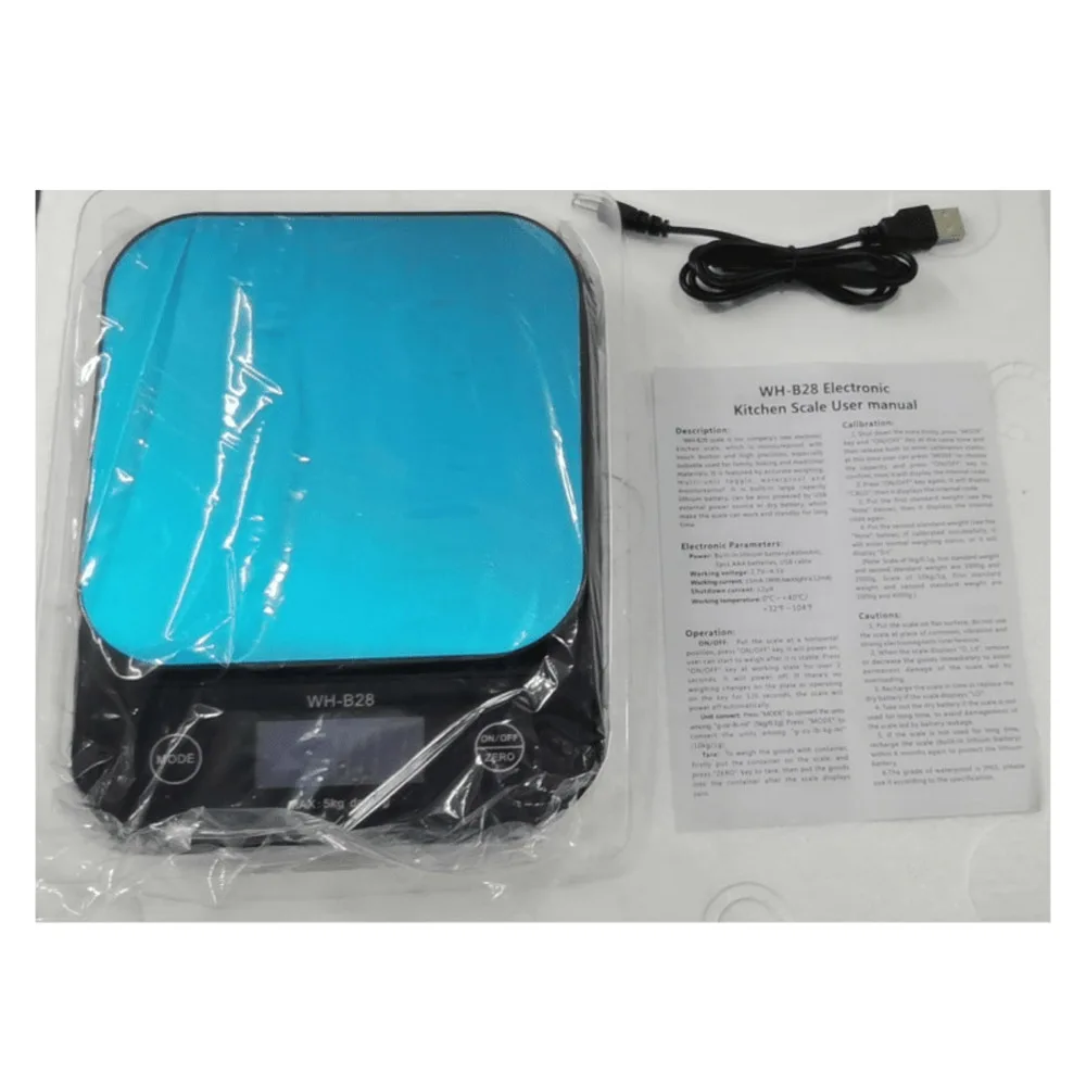 

0.1g Kitchen Scale Waterproof Rechargeable Coffee Drip Scale Digital Scale Mini Digital Jewelry Scale Kitchen Measuring Tool