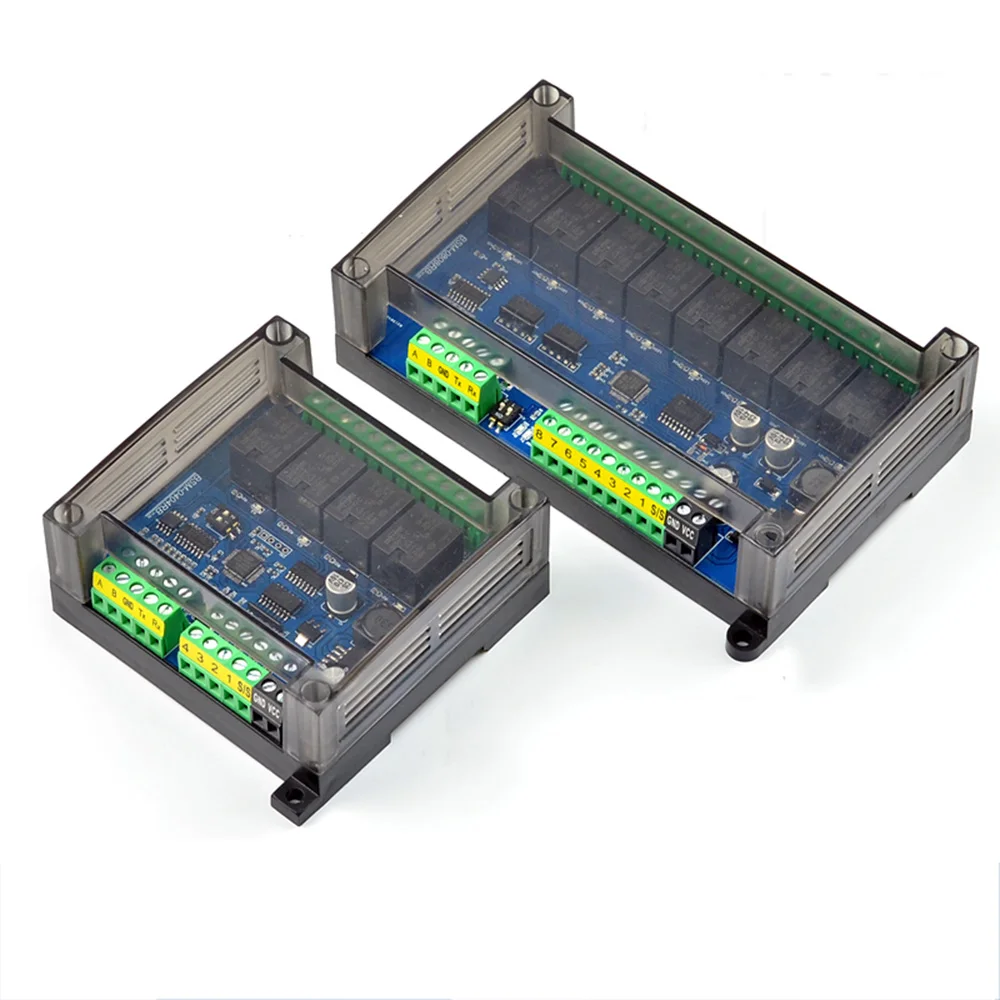 Taidacent Modbus RTU 485 Серийный к цифровому RS232 серийному управлению светодиодное реле