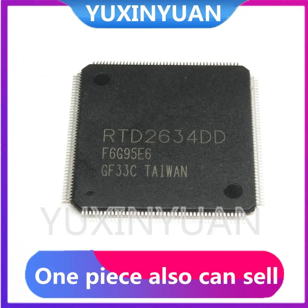 1 шт. RTD2634D RTD2634 RTD2634DD RTD2634DG RTD2634SP QFP ЖК-чип IC | Электронные компоненты и