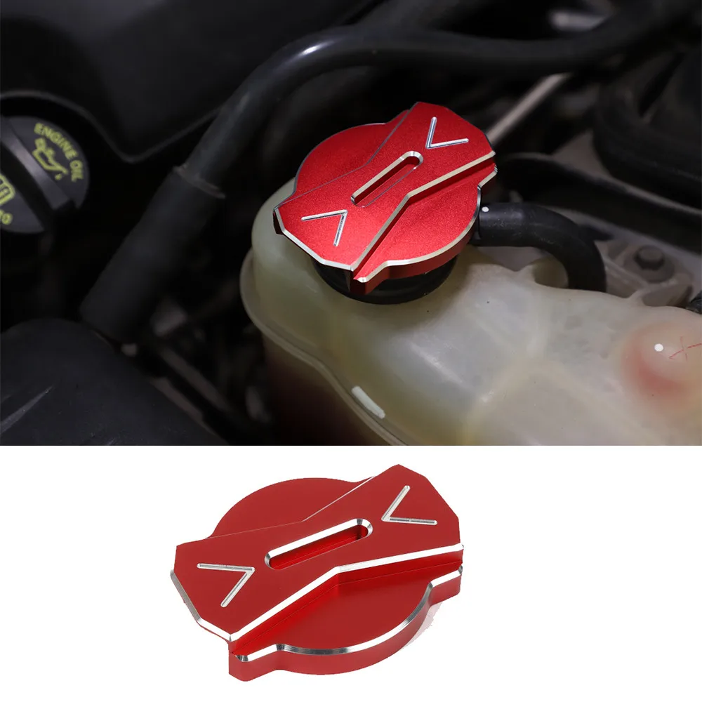 

Aluminium Alloy Red Radiator Cap Cover Decorative Trim Fit for Dodge Challenger Charger 2009+ Chrysler 300C 2012+ Accessories