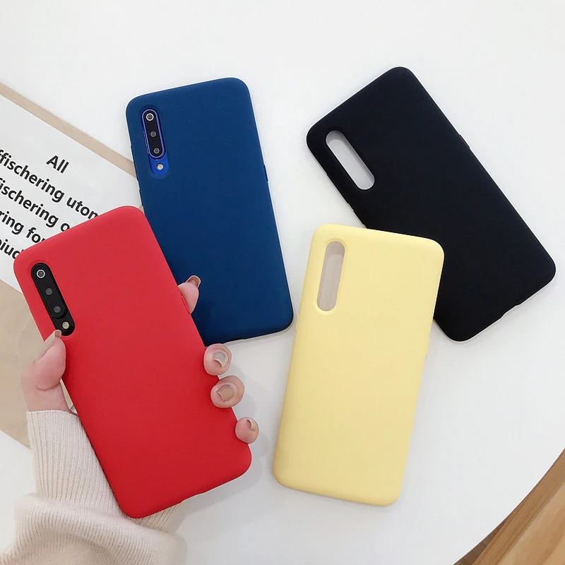 Жидкий силиконовый чехол для Xiaomi Mi 9 с полной защитой корпуса противоударный SE