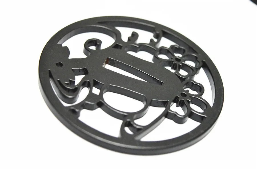 Металлический Железный защитный меч для японской Катаны/вакидзаси/Танто Набор