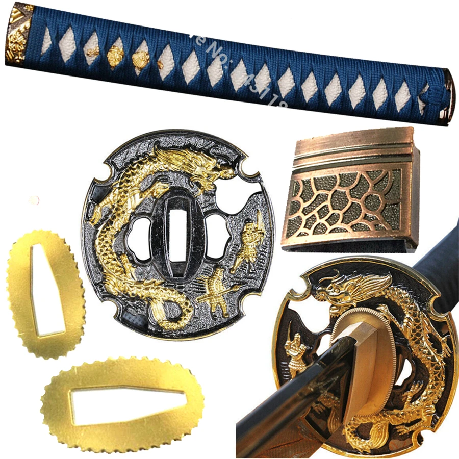 Японский самурайский меч катана/Wakizashi/Танто комплект аксессуаров для охранников