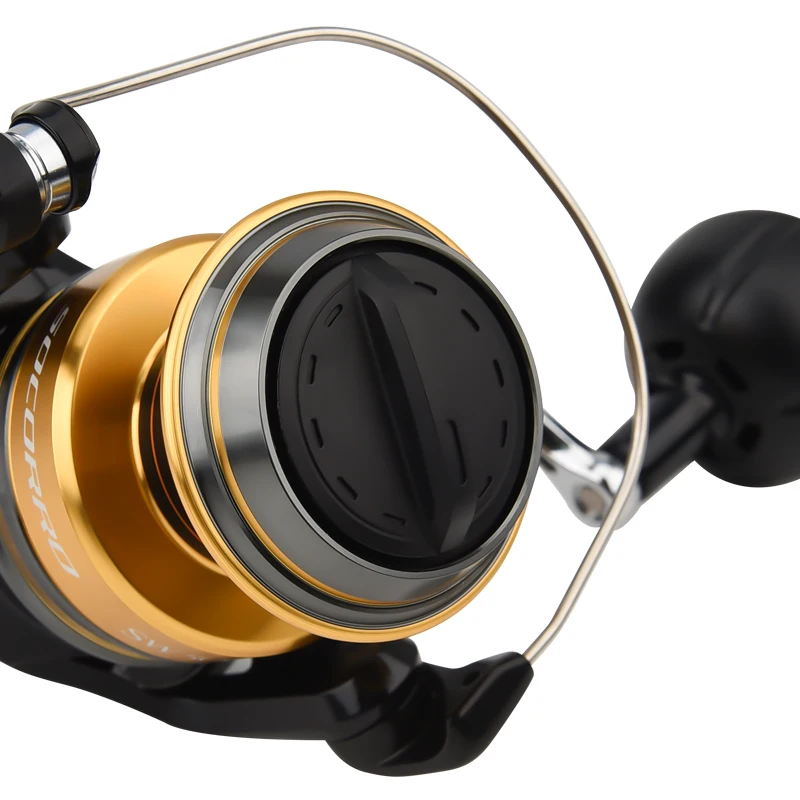 SHIMANO оригинальная спиннинговая Рыболовная катушка SOCORRO SW 5000 6000 8000 10000 4 + 1BB 10 12 (кг)