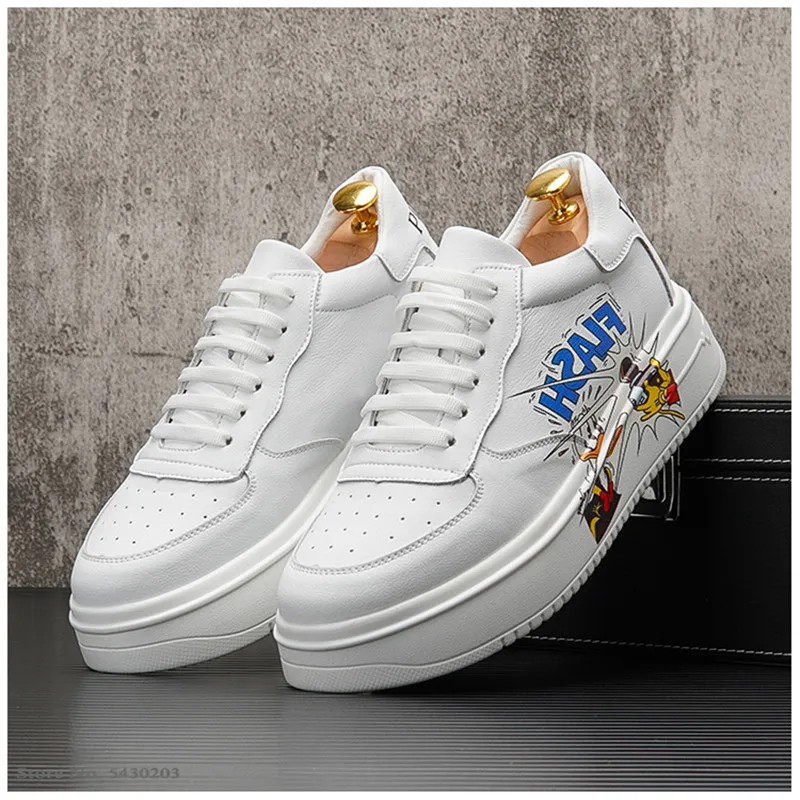 Fashion Autumn Shoes For Men Sneakers High Tops Casual Platform Punk Zip Flats | Обувь