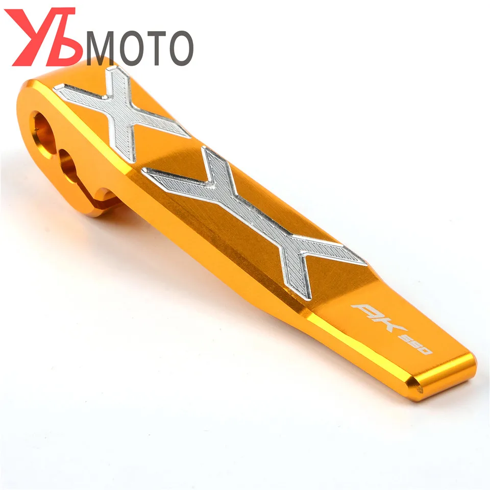 

Красный Рычаг стояночного тормоза для KYMCO AK550 2017-2022 2020 2021, высококачественные аксессуары для мотоциклов AK 550 CNC, алюминиевая фонарь