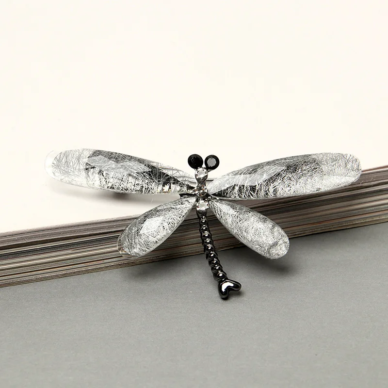 Винтажная брошь в форме насекомого с кристаллами 1 шт.|Броши| |