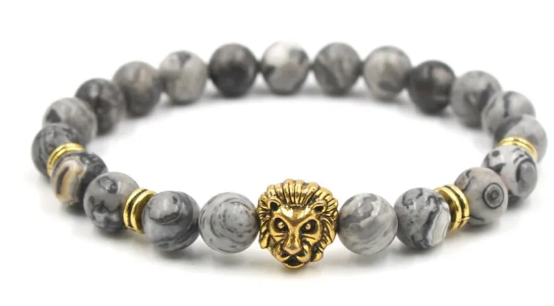 8 мм g32 Эластичный регулируемый Шарм макраме картина Природы Агат Оникс брелок