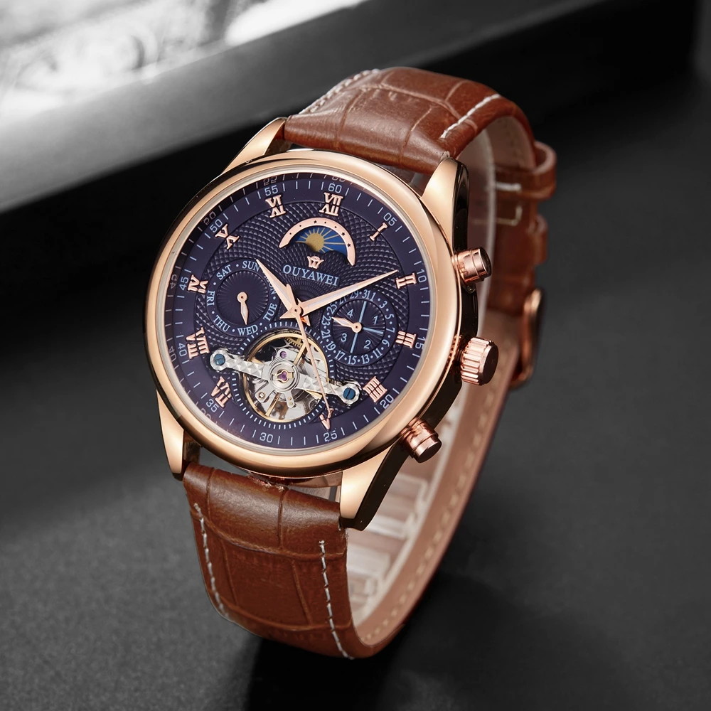 Часы наручные мужские механические с автоподзаводом люксовые брендовые