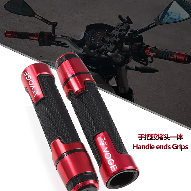 

For Loncin Voge 300r 300rr 200ac 300ac 500r 7/8'' 22mm Motorcycle knobs Anti-Skid scooter Handle ends Grips Bar Hand Handlebar