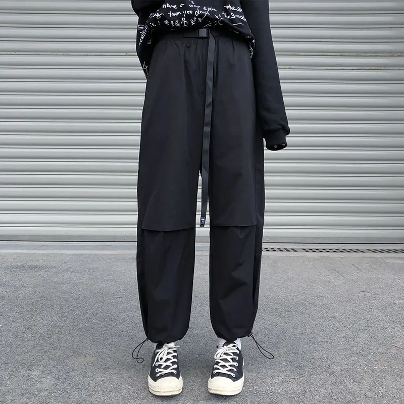 

2 colors 2020 Casual Straight long Pants Women High Waist Pant safari style Lady solid color Long Trousers womens (X1308)