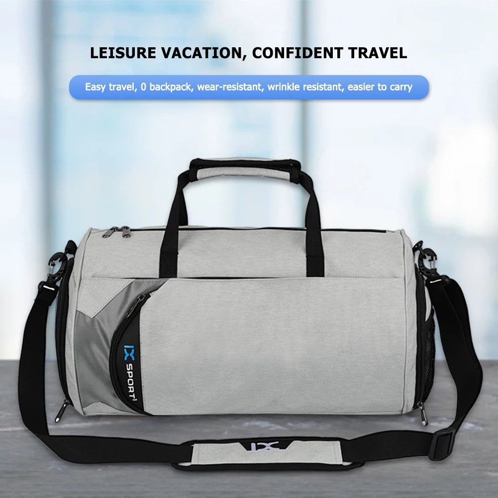 

Large Capacity Men Women Fitness Training Handbags Waterproof Nylon Travel Bags Multifunction Men Gym Sports Bag