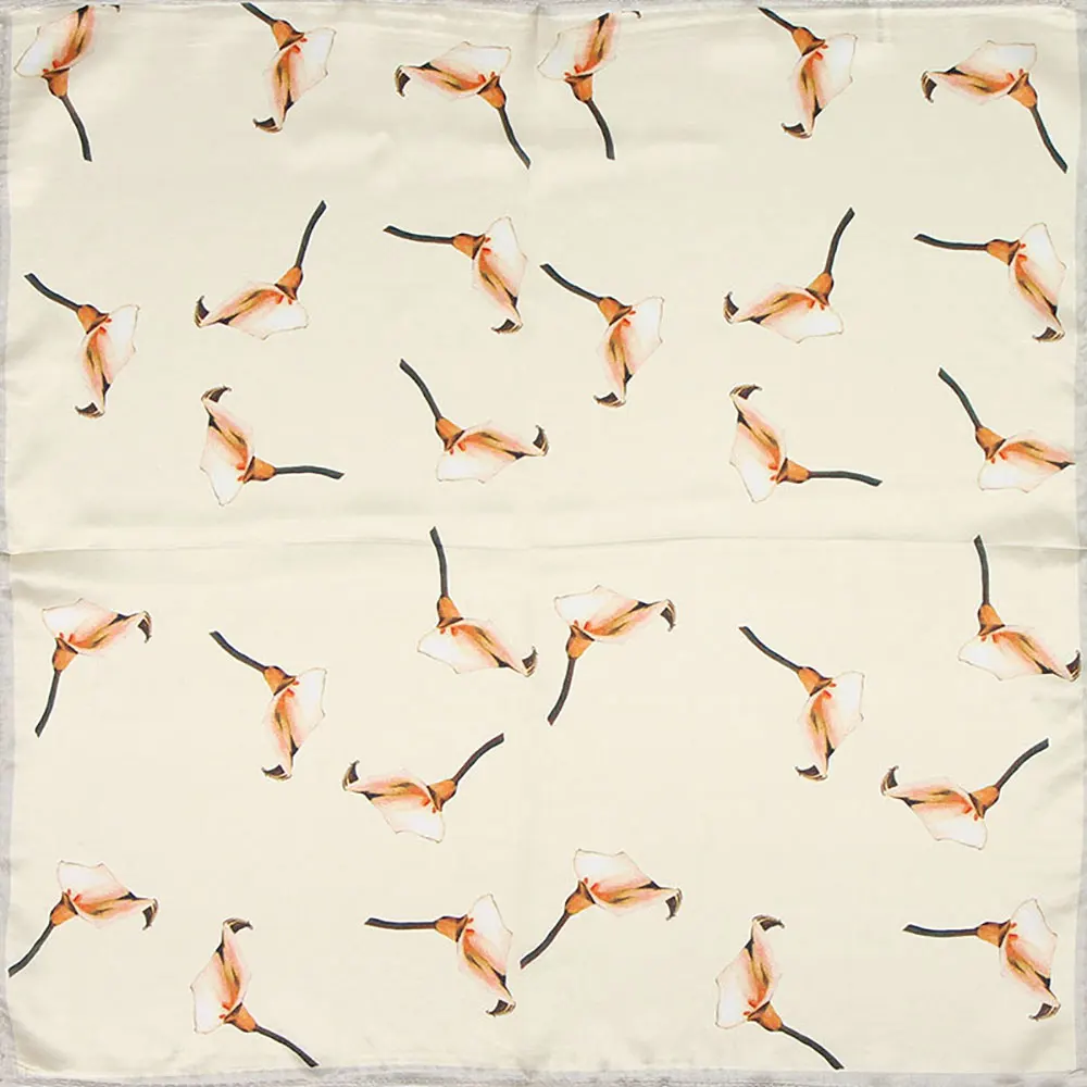 

Бандана из 100% чистого шелка, оптовая продажа, шарф для волос, индивидуальный дизайн, шелковый шарф, женский Шелковый носовой платок, оптовая ...