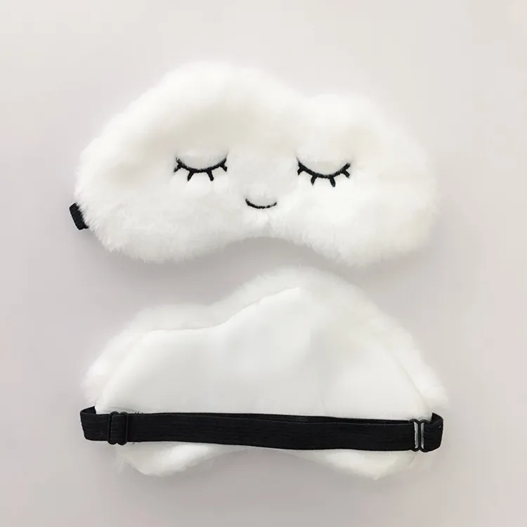 

Plush Cloud Sleeping Eye Mask Travel Home Blindfold Water Light Proof Sleep Eye Mask Aid Sleeping Relax Health Care Tool