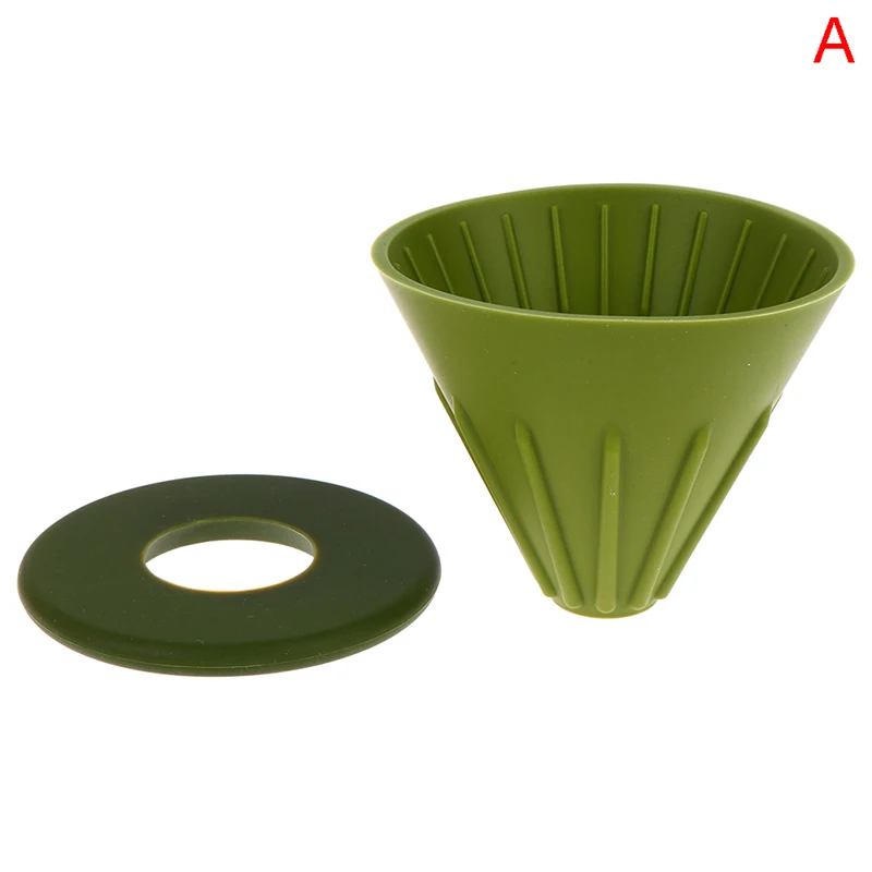 Кофейный фильтр V60 зеленая и черная чашка бариста двусторонняя Складная уличная