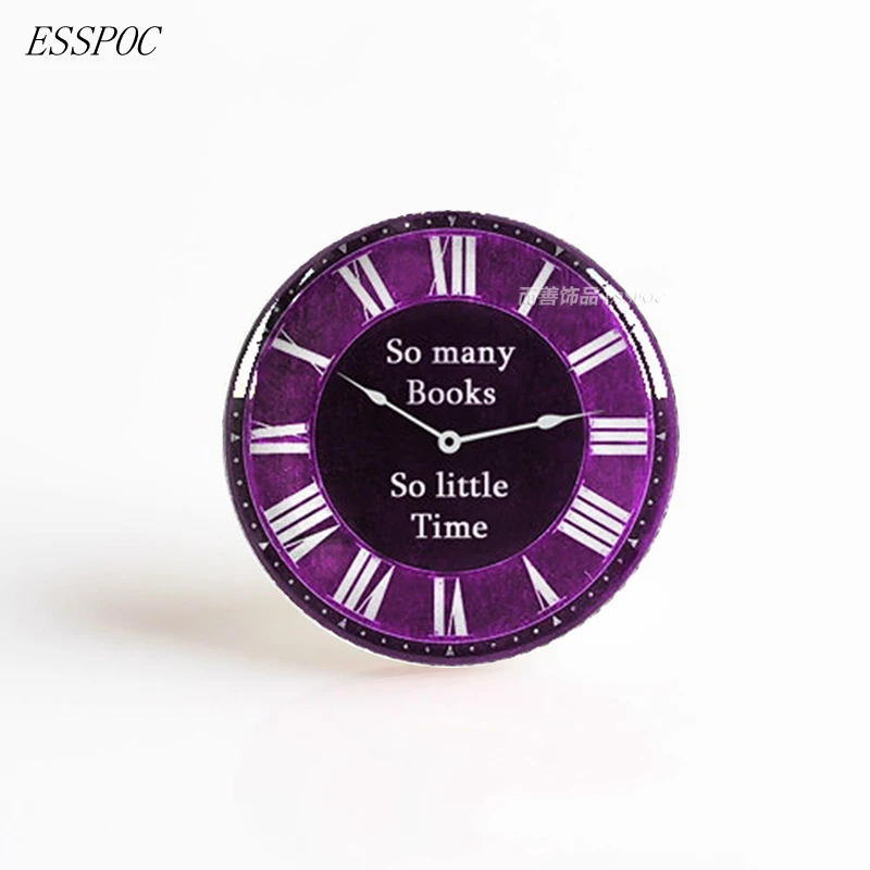 5 шт./лот столько книг сколько времени художественное фото с цитатами 25 мм