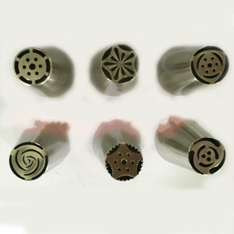 7 шт./Лот насадки для украшения торта из нержавеющей стали|Принадлежности