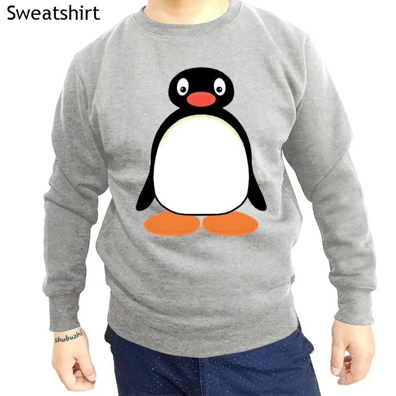 

С О-образным вырезом, мужская толстовка с капюшоном, осенняя Толстовка PINGU хлопок Длинные рукава мужской толстовки евро Размеры Прямая дост...