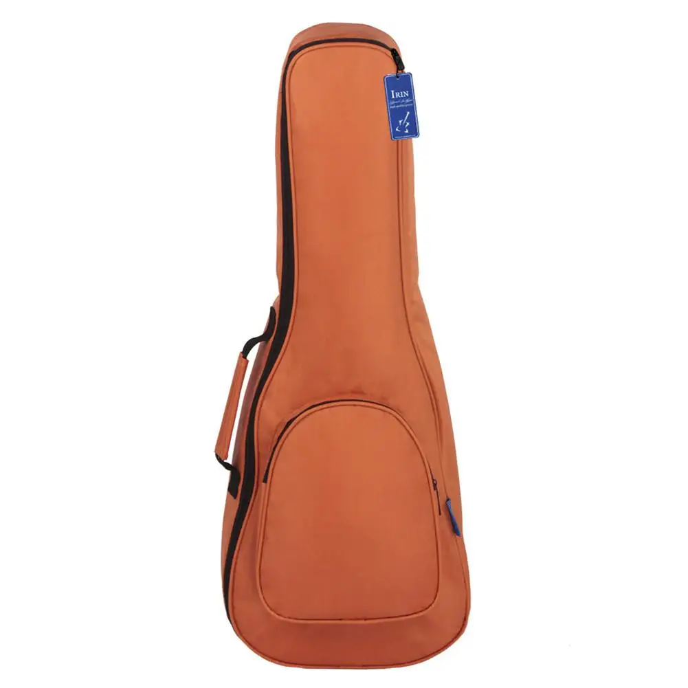 

26 Inch Guitar Gig Bag Ukulele Bag Soft Case Waterproof Oxford Cotton Ukelele Guitar Backpack Solid Color On For Hawaiian Guitar