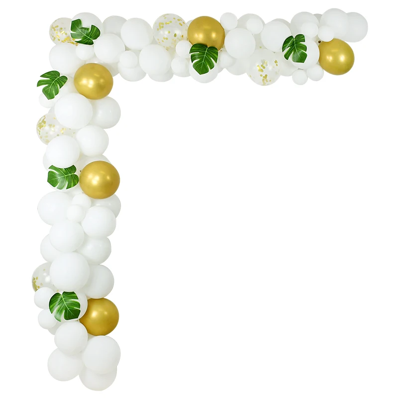 

White Latex Balloon Garland Arch Kit Wedding Birthday Ballons Decor Baby Shower Party Baloon Background Helium Balloon Globos