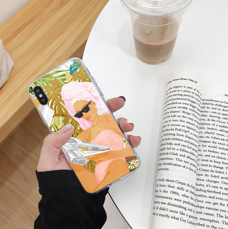 Модный дизайнерский женский силиконовый чехол накладка для iPhone 8 7 6 S Plus X XS