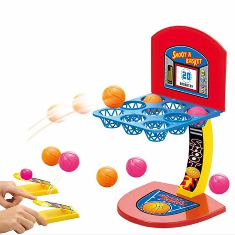 Вечерние игровые игрушки для детей настольные мини игры стрельбы по баскетболу