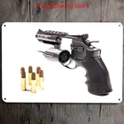 Черный Ops Exterminator 2,5 дюймовый револьвер полностью металлический CO2 BBгранулированный пистолет-Shoot .177 BBs или гранулы металлическая декоративная настенная доска