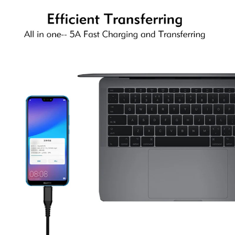 Кабель Benks 5A USB Type C для быстрой зарядки Samsung S10 S9 Huawei P30 P20 Pro шнур Xiaomi 9 Oneplus 7|Кабели