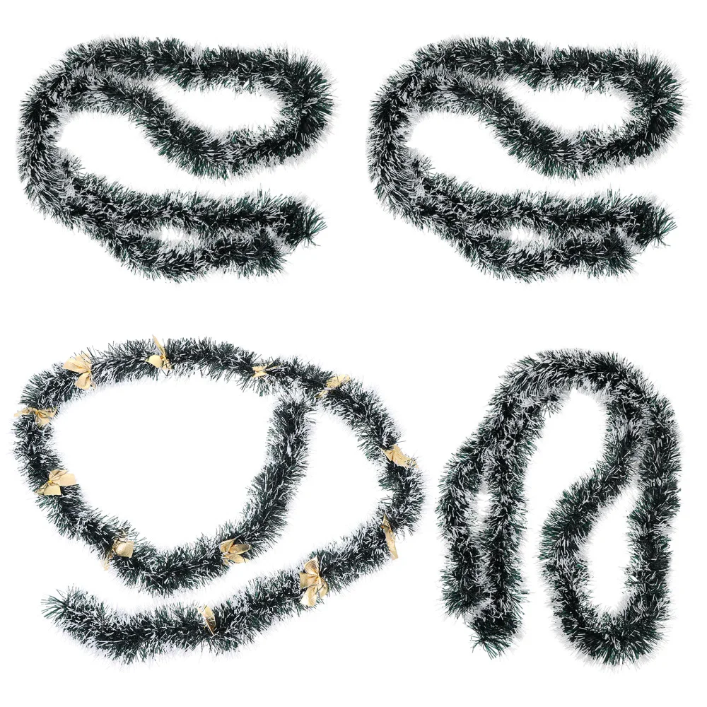 

4Pcs Christmas Colored Strips Party Ornament Festival Ribbon Decoration Props