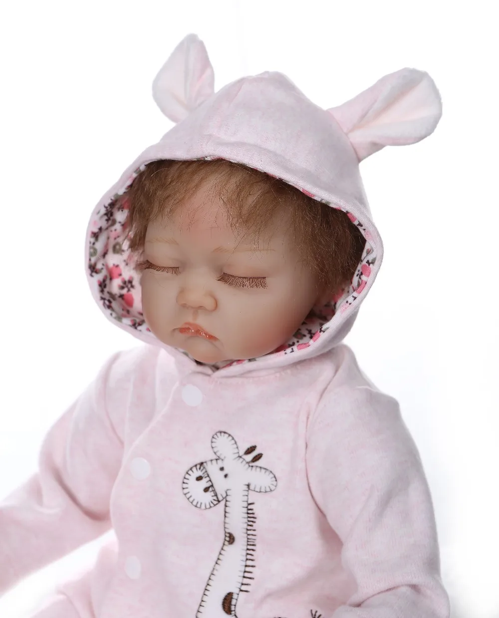 40 см мягкие силиконовые куклы ручной работы для новорожденных Близнецы Спящая