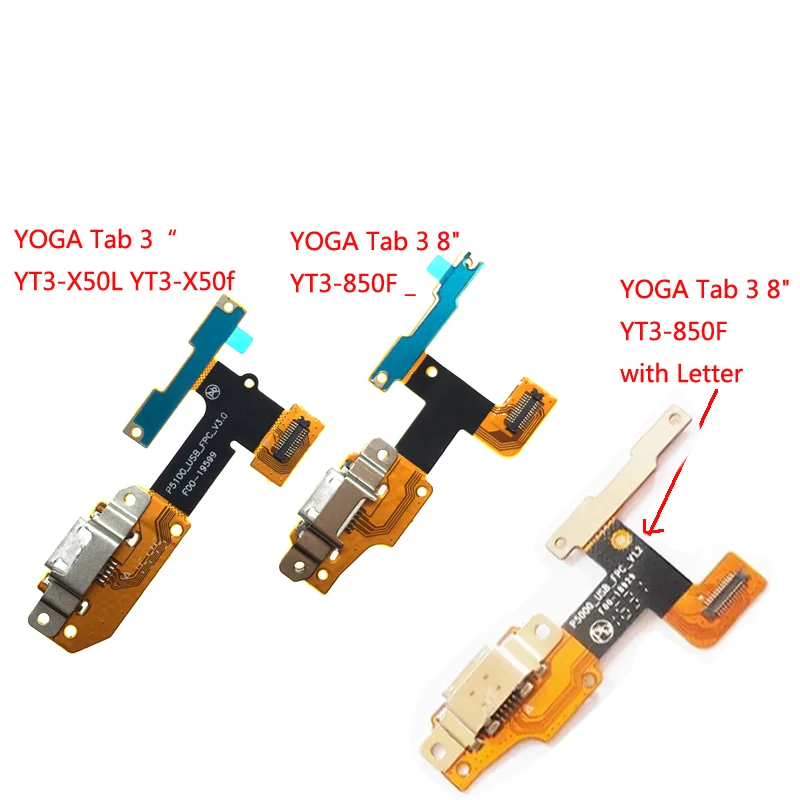 For Lenovo YOGA Tab 3 YT3-X50L X50f X50m p5100 USB Charger Port Dock Connector Flex Cable Repair Parts | Мобильные телефоны и