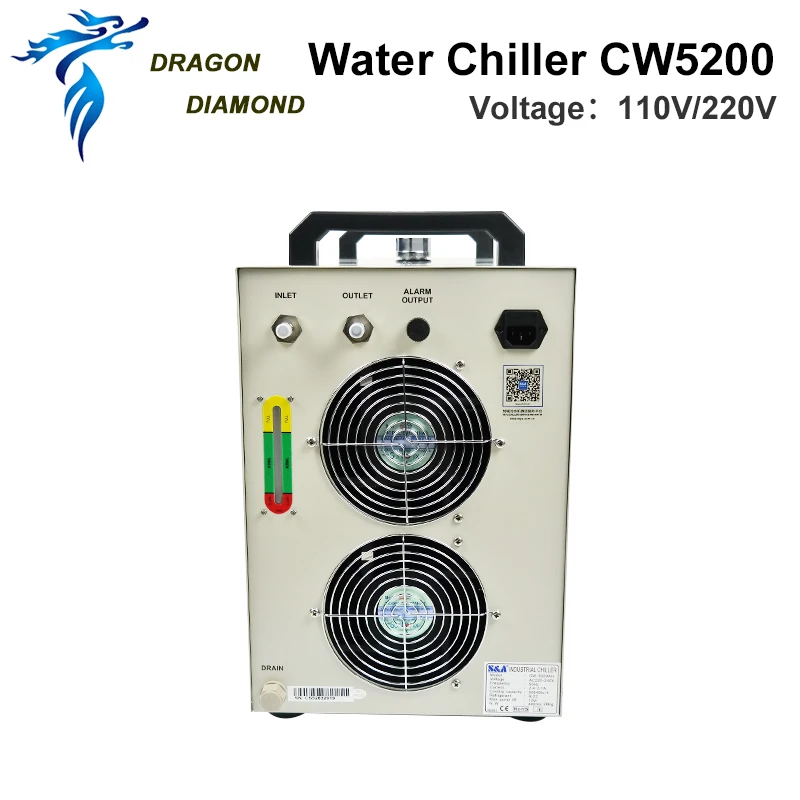 Дракон алмаз охладитель воды CW5200 для лазерной машины охлаждения лазерное