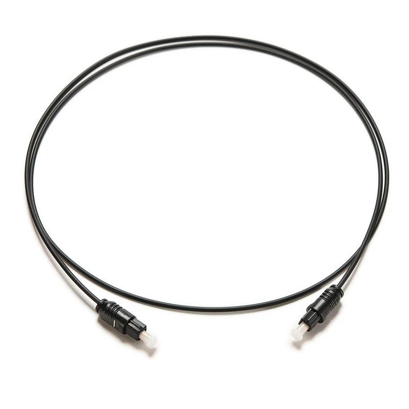 

Цифровые Аудиокабели 2,2 мм, оптоволоконный кабель Toslink, соединительный кабель, черный, 1 м