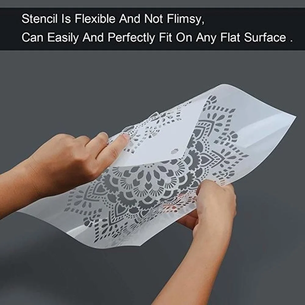 Поделки своими руками Многослойные мандалы трафареты для краски на деревянных