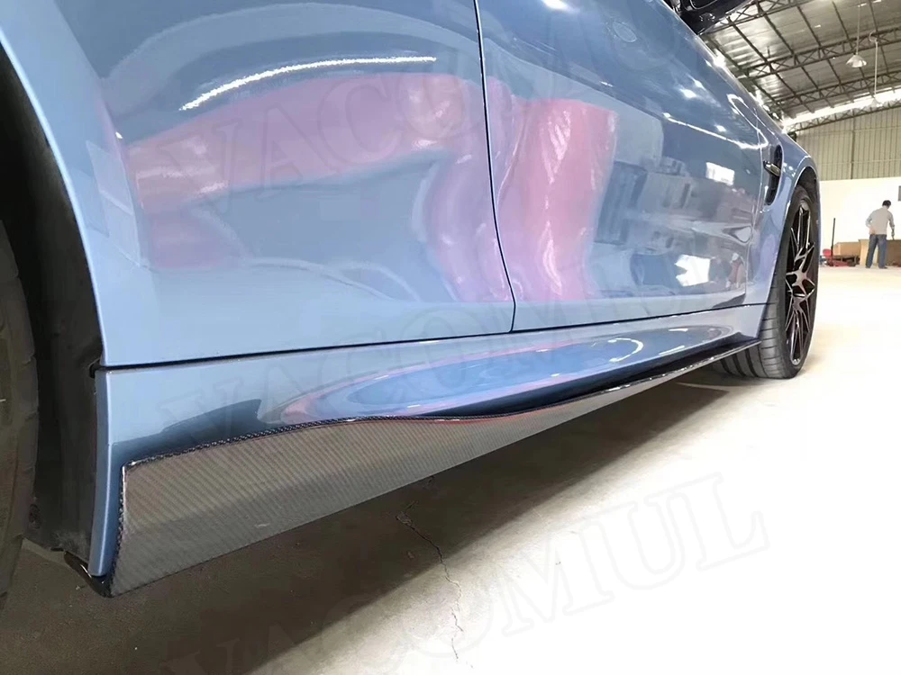 3 4 Подставка тренога из углеволокна серия сторона юбки фартук для BMW F80 M3 F82 F83 M4 2012