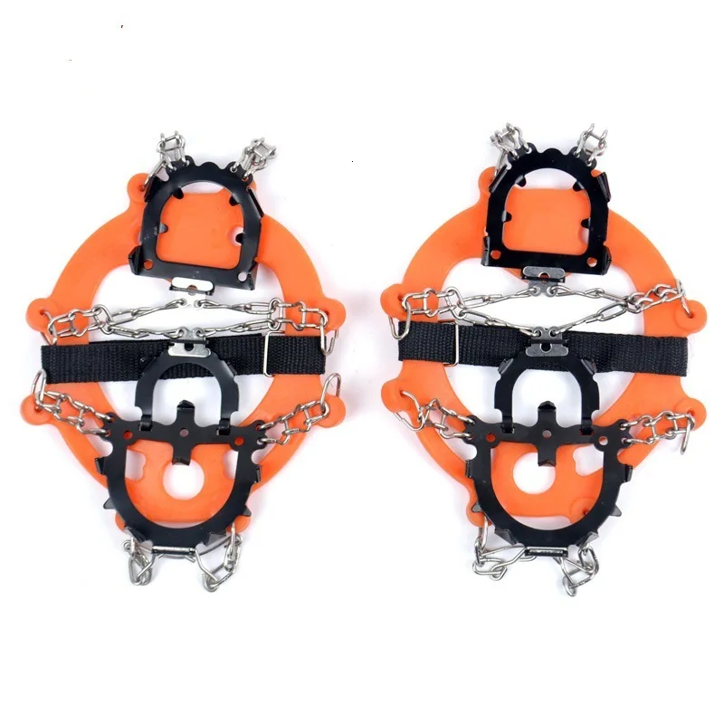 12 зубов кошки снежное рок с альпинистским оборудованием обувь ногтей цепи на