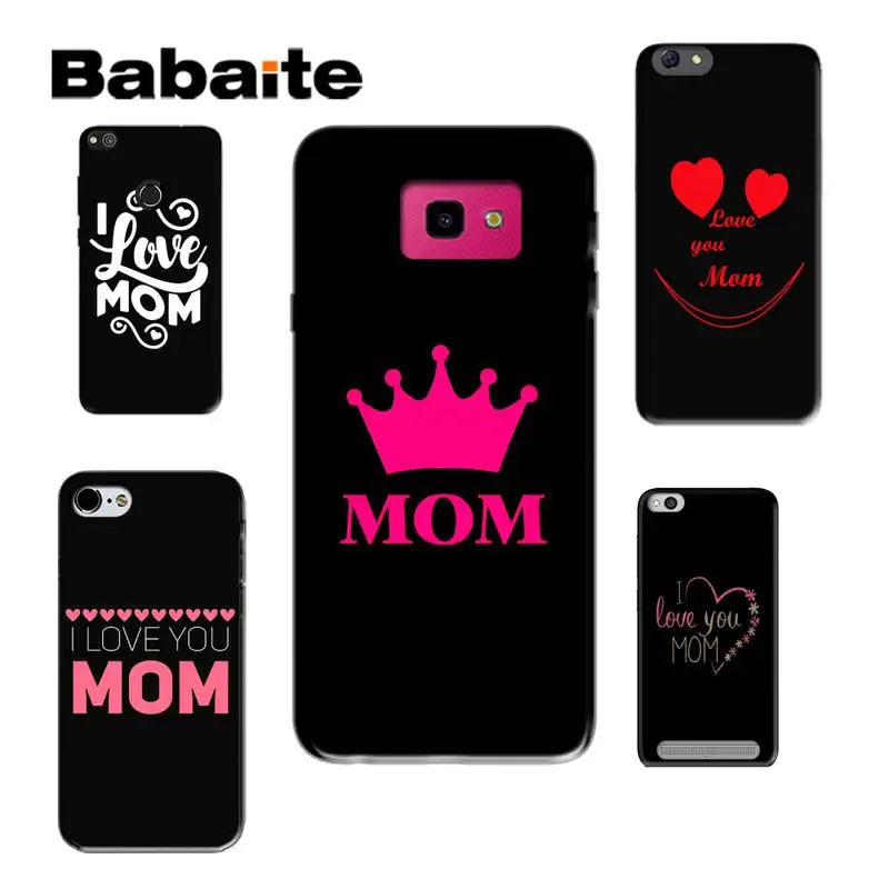 

Babaite I love you mom Soft Phone Cover for samsungaNote10lite A81 01 11 31 huaweihonor8A 9X redmi9 note9 8A oppoReno2 3pro ace