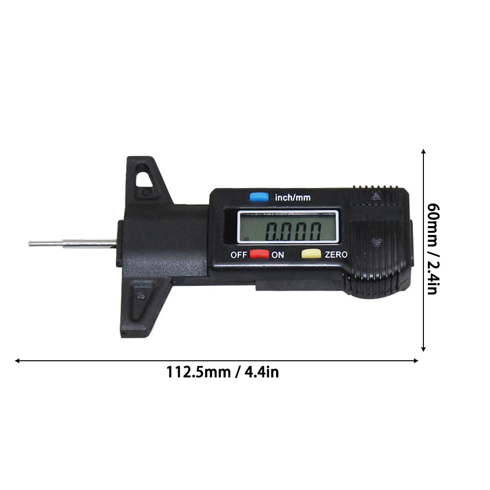 Цифровой измеритель толщины протектора шин простой в использовании тестер