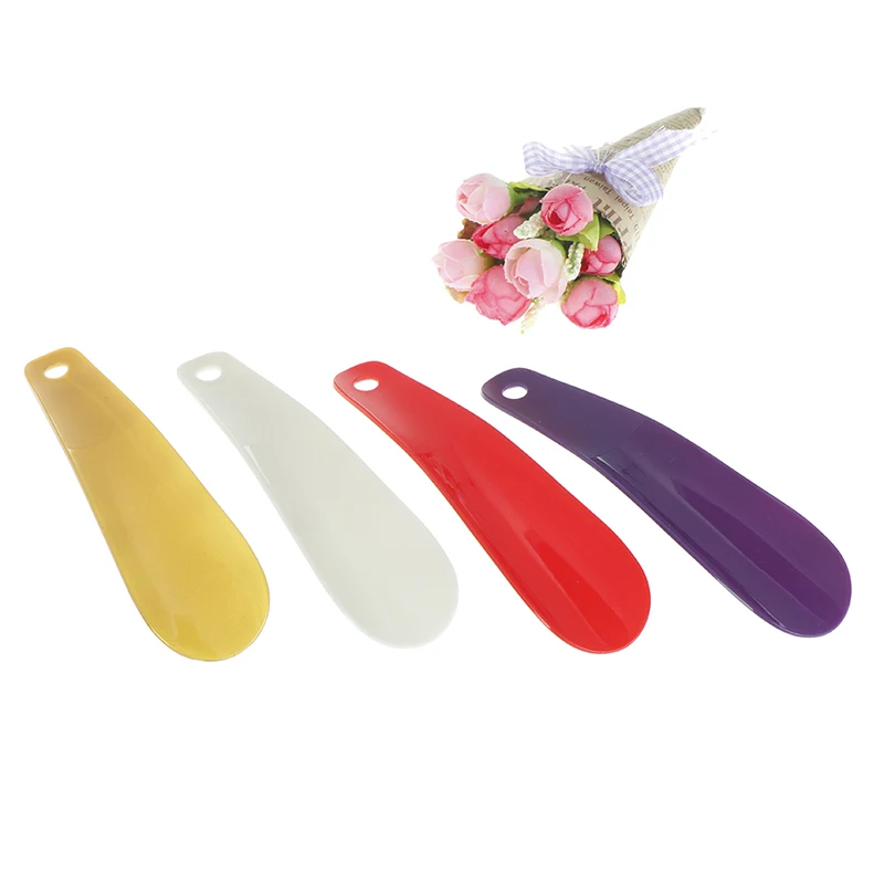 

3Pcs/lot 16cm Flexible Shoe Lifter Professional Shoehorn Plastic Shoe Horn Spoon Shape Shoe Horns
