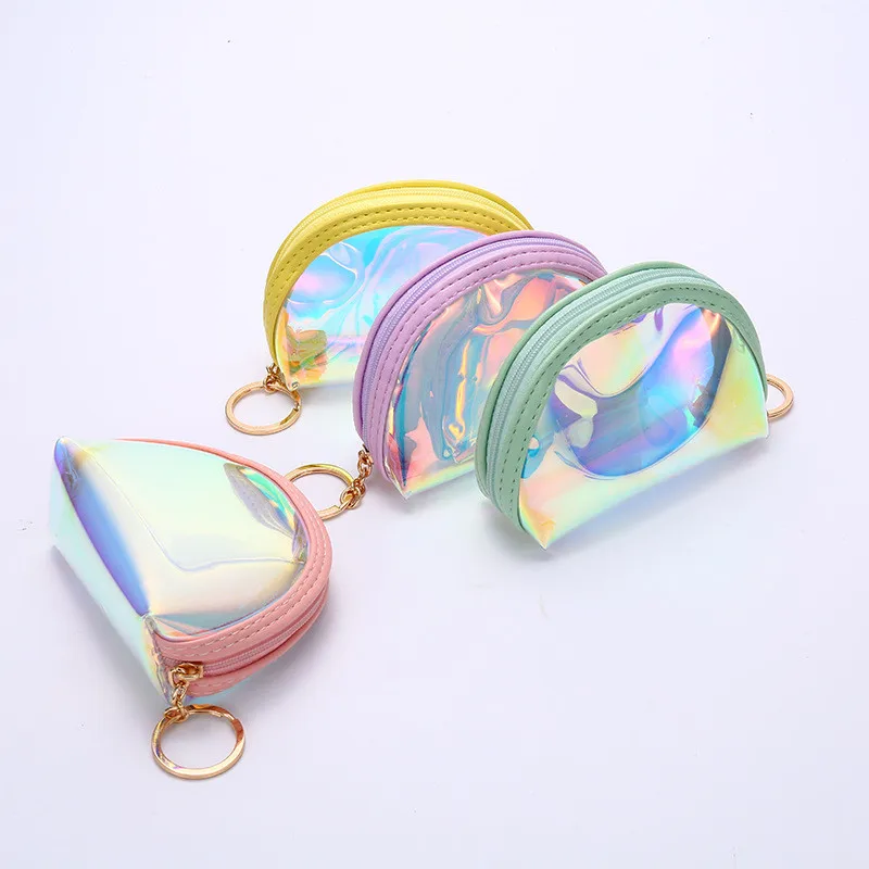 VOGVIGO прозрачные кошельки для мелочи лазерная оболочка мини-сумка женщин ПВХ