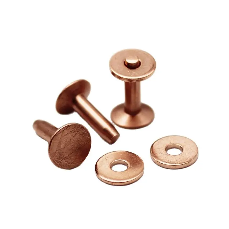 

10pcs 9x12mm Copper Rivet For Leather
